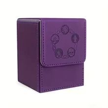 MTG Purple Magnetic Flip Top 100+ Sleeved Card Deck Box
