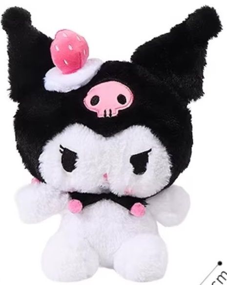 Kuromi With a Strawbrerry On Ear Plush