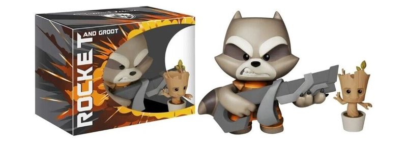 Rocket And Groot Super Deluxe Guardians Of The Galaxy Statue