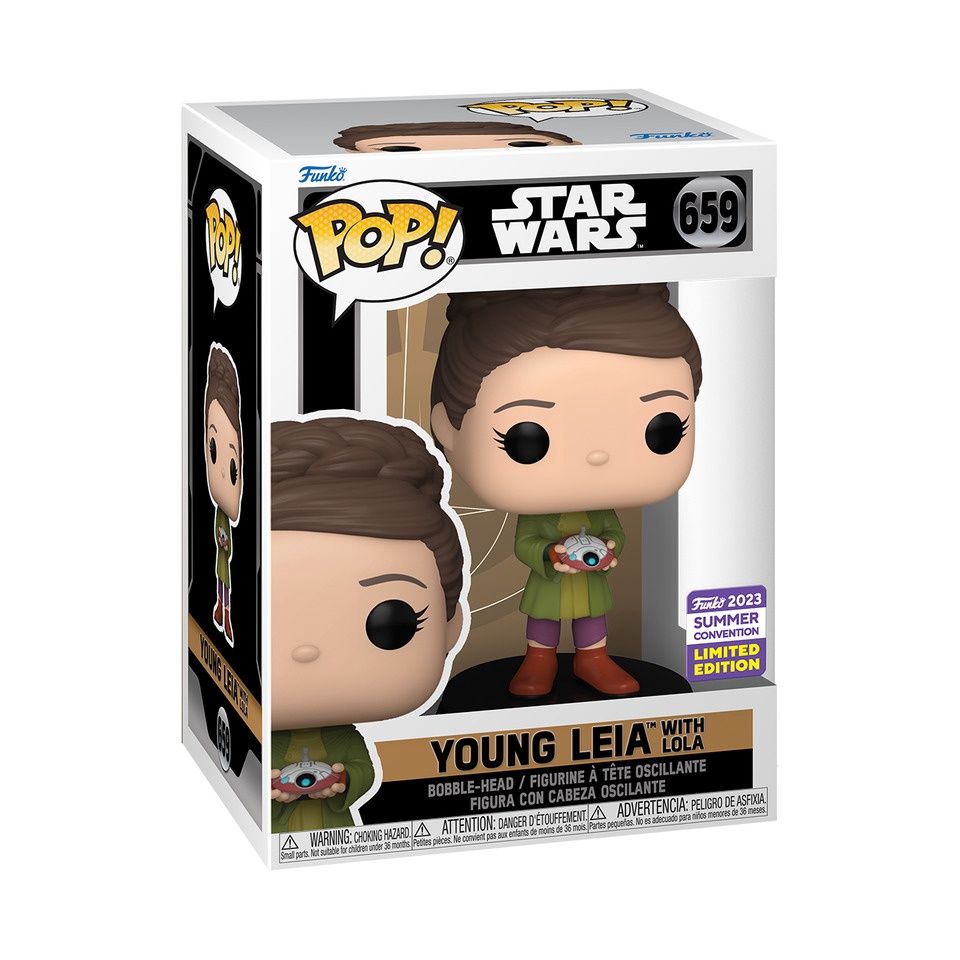 Star Wars Bobble Head Funko Pop! - Young Leia with Lola - 659