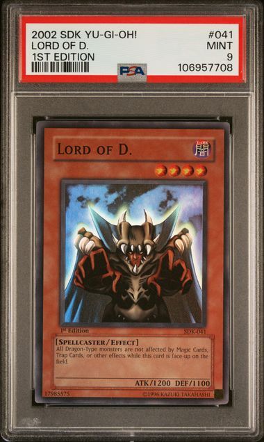 PSA 9 2002 SDK Yu-Gi-Oh! Lord of D. 1st Edition #041 (106957708)