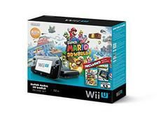 Nintendo Wii U Console Deluxe Bundle w/ Super Mario 3D World &amp; Nintendo Land - Black 32GB