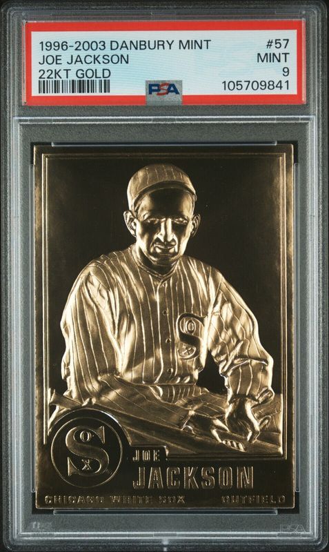 PSA - 9 1996-2003 Danbury Mint Joe Jackson 22kt Gold (105709841)