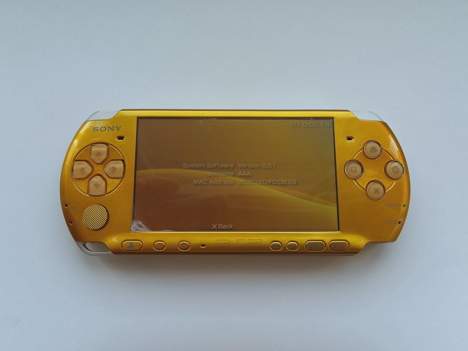 PlayStation Portable Console | 3000 | Gold