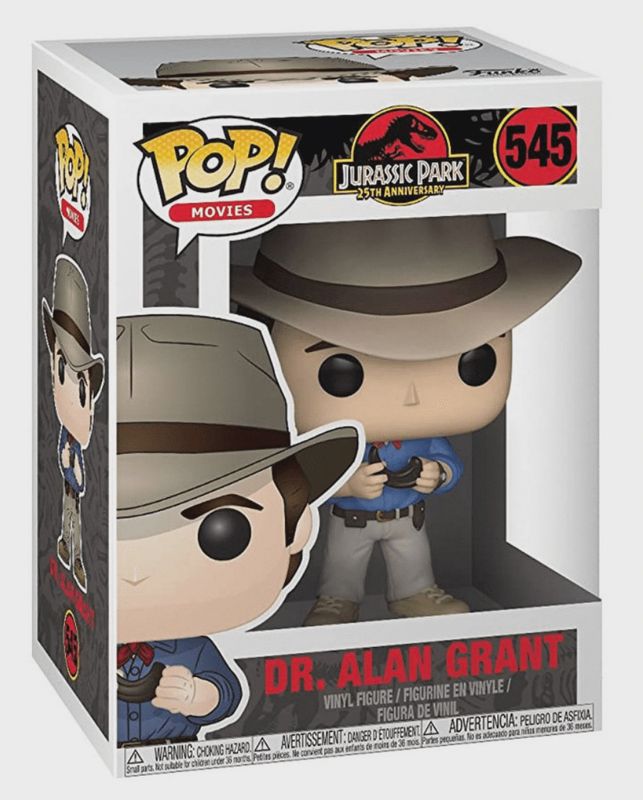 #545 - Jurrassic Park 20th Anniversary - Dr. Alan Grant - Funko Pop!