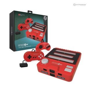 RetroN 3 AV Gaming Console for NES, Super Nintendo &amp; Genesis Red &amp; Black