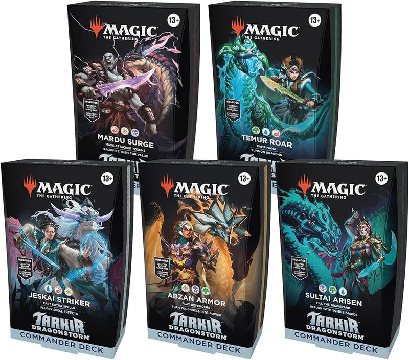 Tarkir Dragonstorm Magic The Gathering Commander Decks