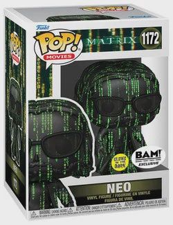 #1172 - Matrix - Neo (Glow in the Dark) (BAM! Exclusive) - Funko Pop!