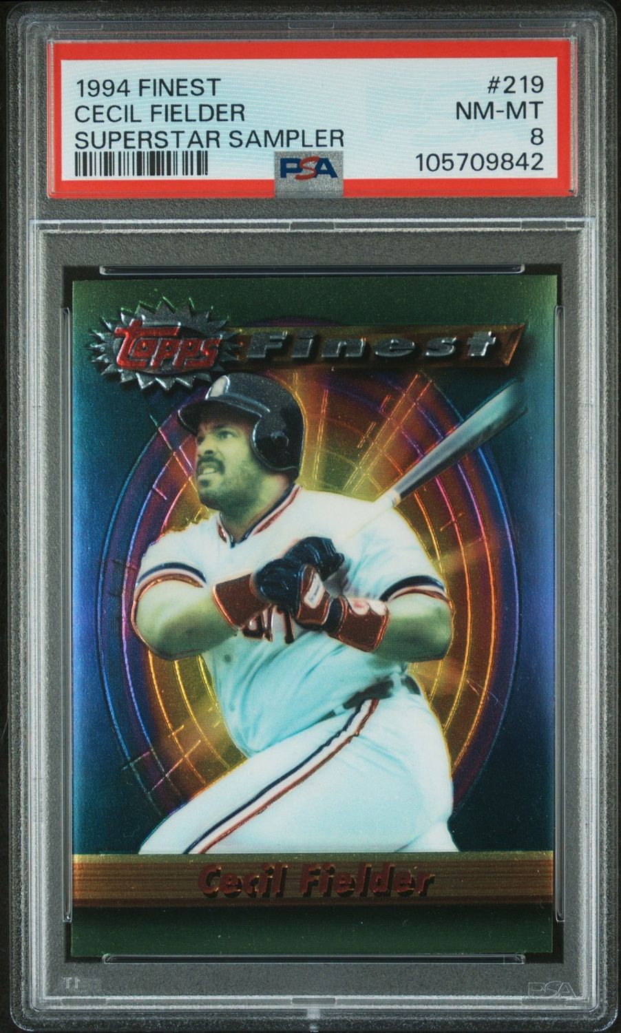 PSA 8 - 1994 Finest Cecil Fielder Superstar Sampler - [105709842]