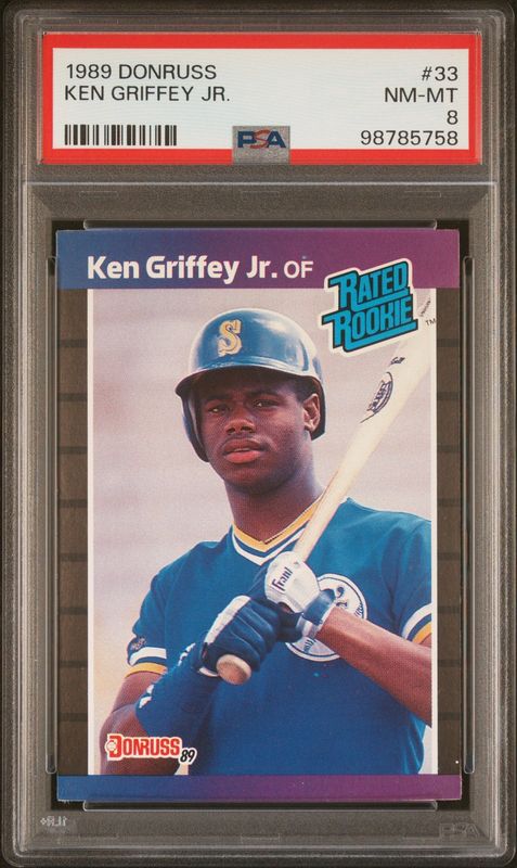 PSA - 8 1989 Donruss Ken Griffey Jr. [98785758]