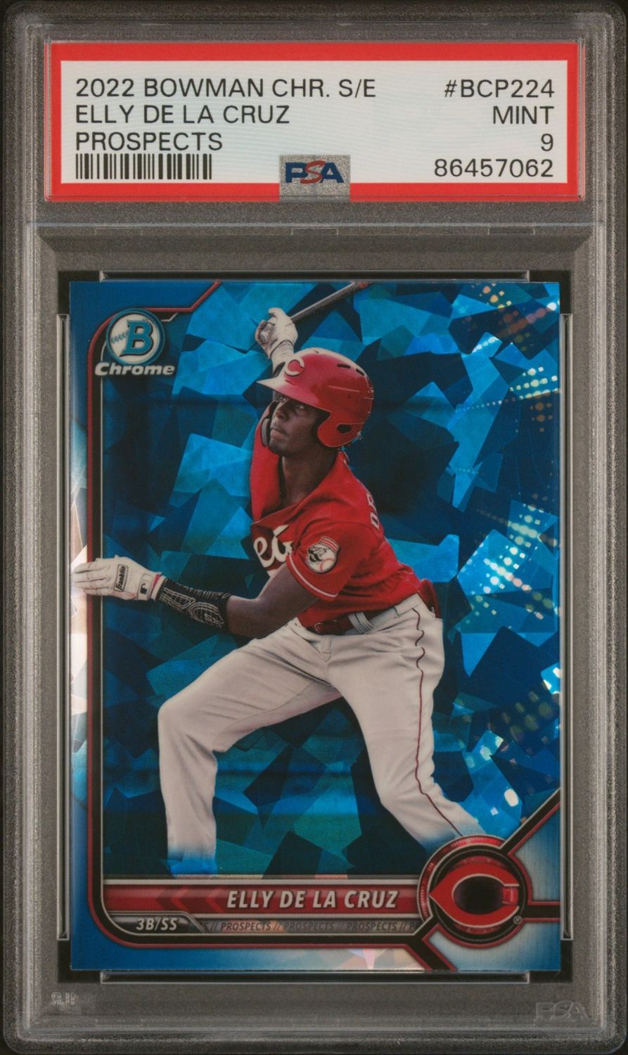 PSA - 9 2022 Bowman CHR. S/E Elly De La Cruz Prospects [86457062]