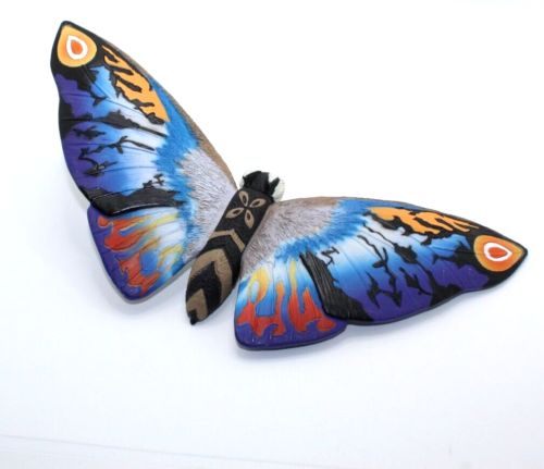 Toho 2002 Rainbow Mothra 10” Bandai Figure Godzilla Soft Vinyl