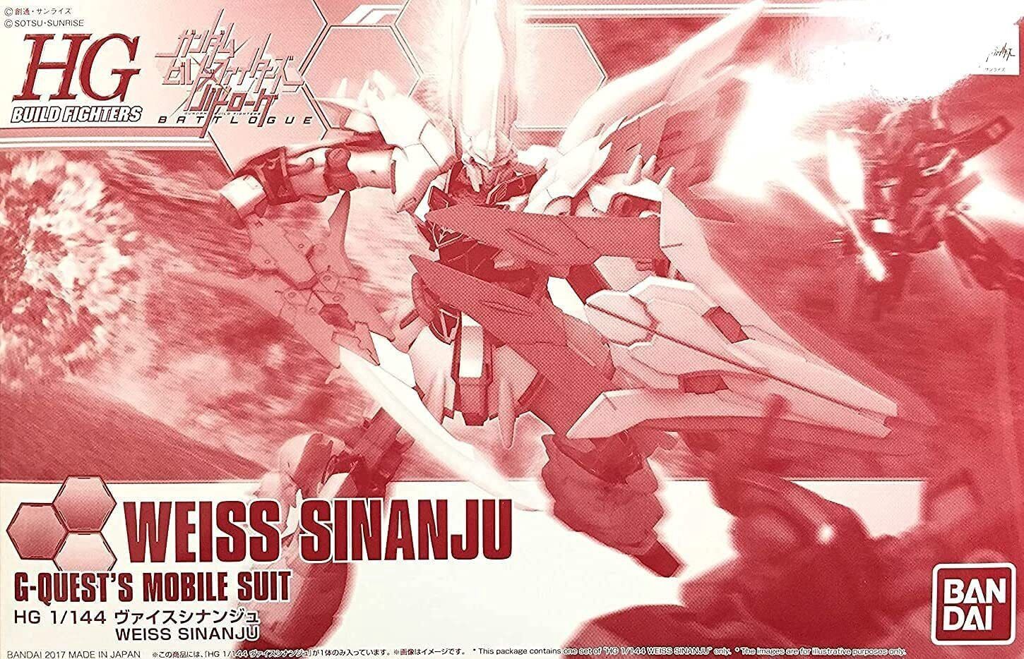 BANDAI HGBF 1/144 Weiss Sinanju model kit