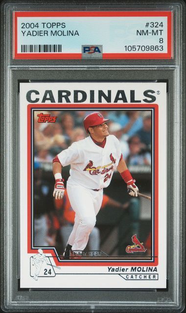 PSA - 8 NM-MT 2004 Topps Yadier Molina [105709863]