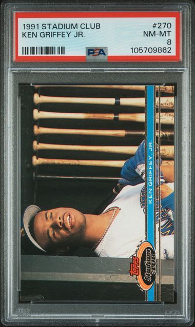 PSA - 8 NM-MT 1991 Stadium Club Ken Griffey Jr. [105709862]