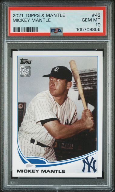 PSA 10 - Topps X Mantle Mickey Mantle [105709856]