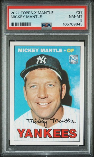 PSA 8 - Topps X Mantle Mickey Mantle [105709843]