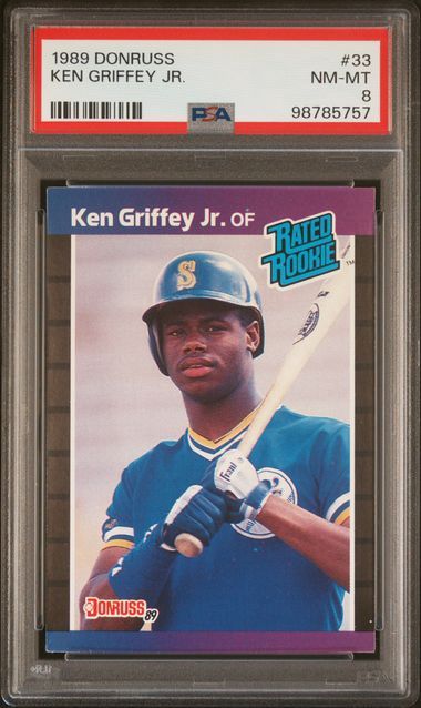 PSA 8 NM-MT 1989 Donruss Ken Griffey Jr. [98785757]