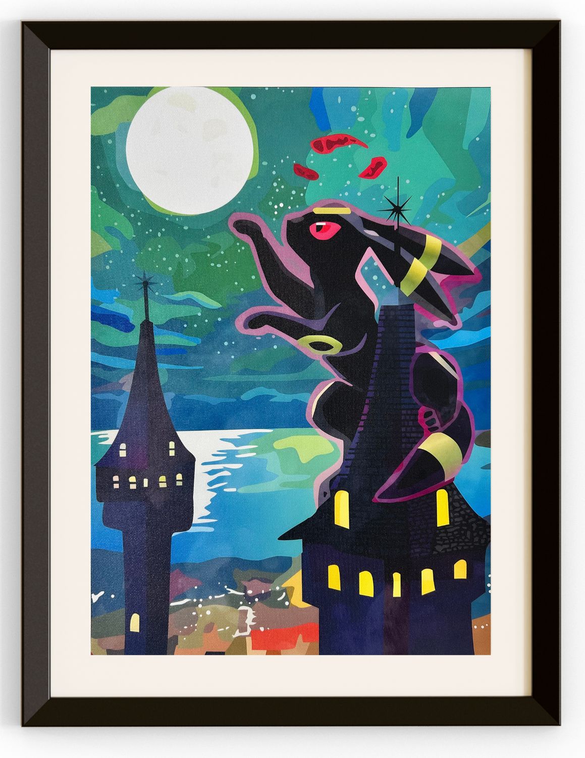 Moonbereon Canvas Print