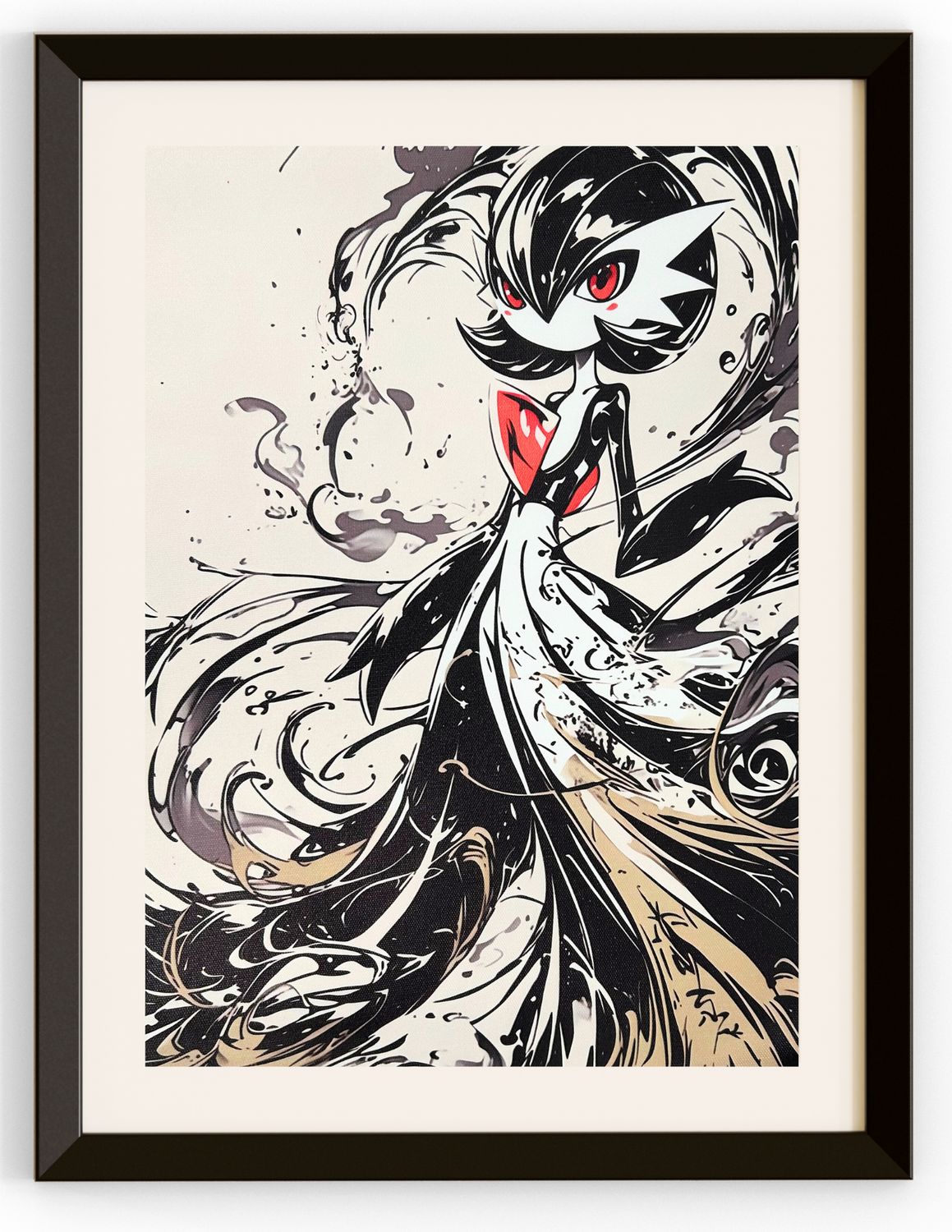 Gardevior Sketch Art Canvas Print