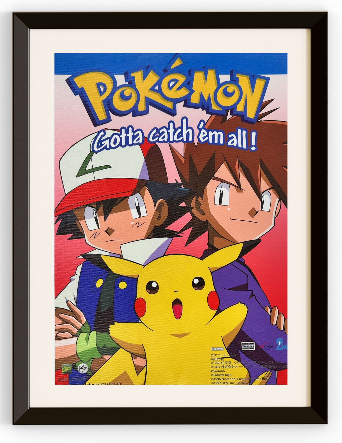 Pokemon Movie Poster Canvas Print