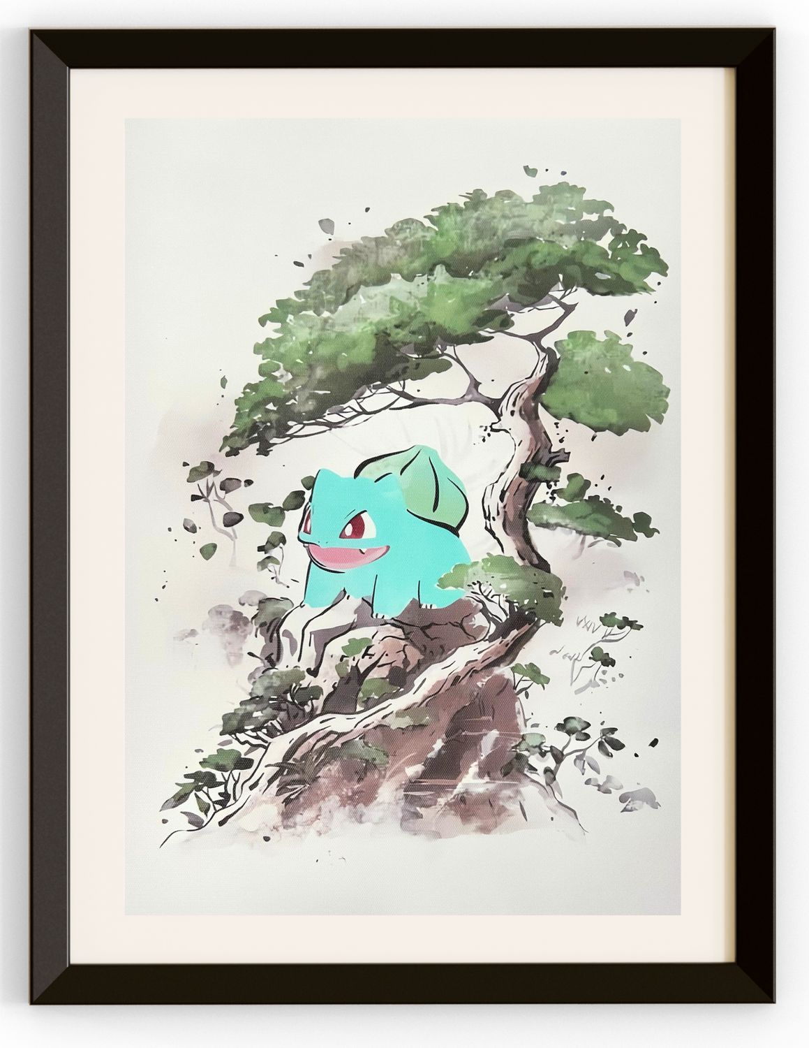 Bulbasaur Sitting In A Tree Canvas Print
