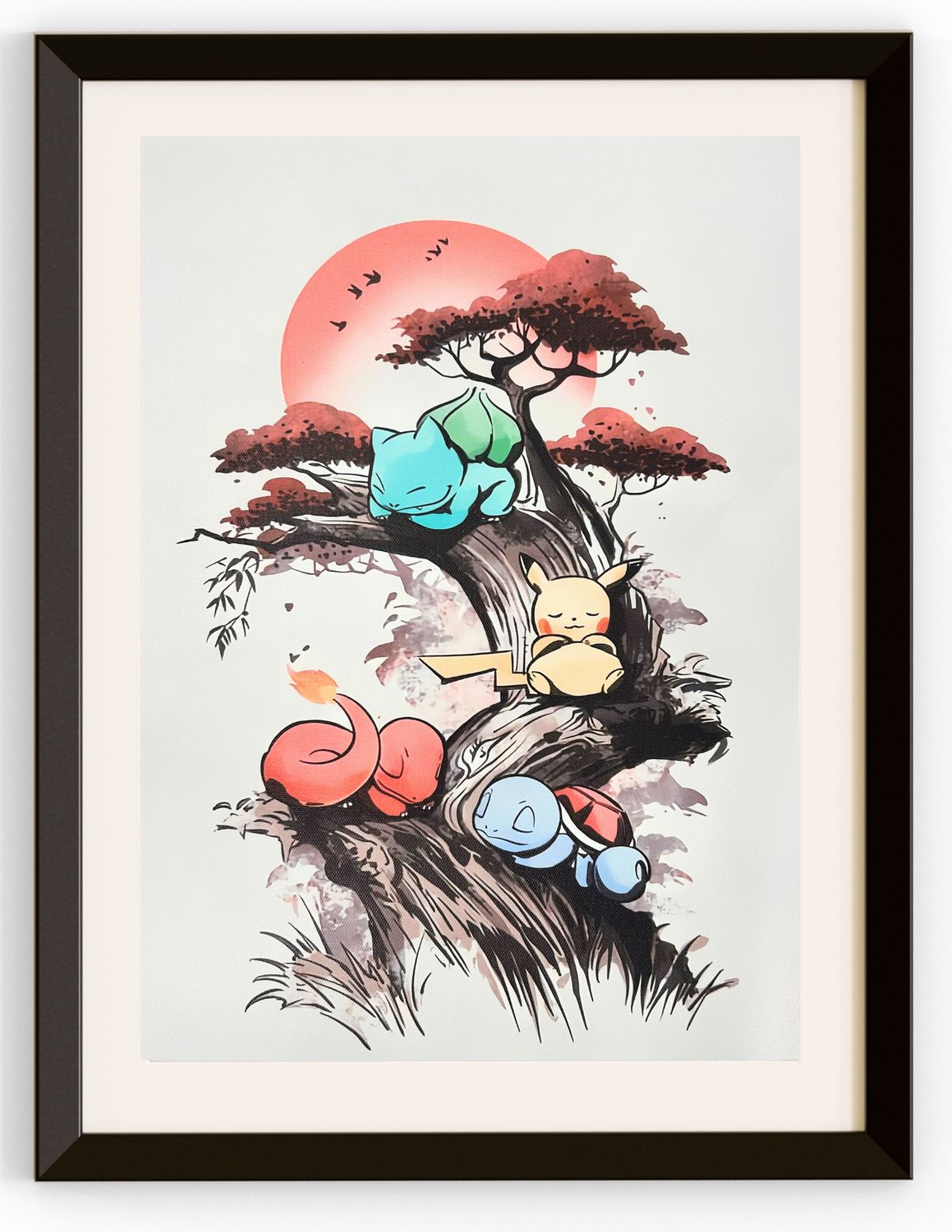 The Starters Sleeping In A Tree Canvas Print