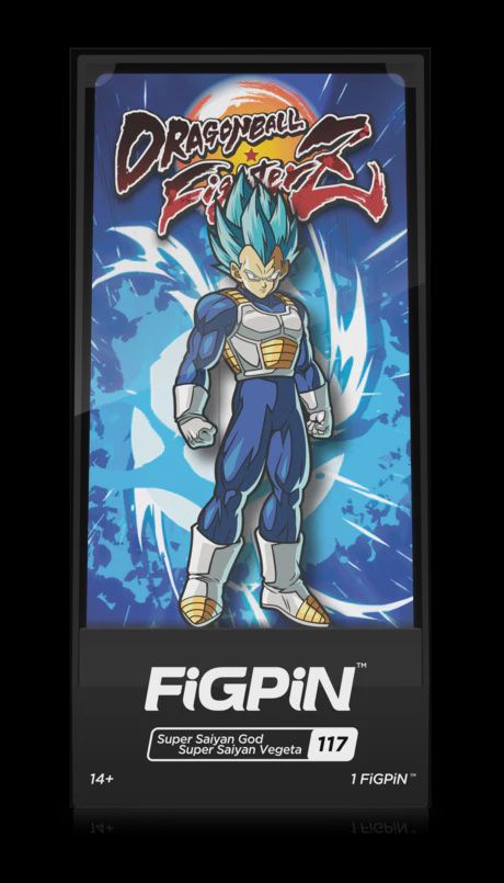 #X18 - Dragon Ball FighterZ - SSGSS Vegeta - Fig Pin XL