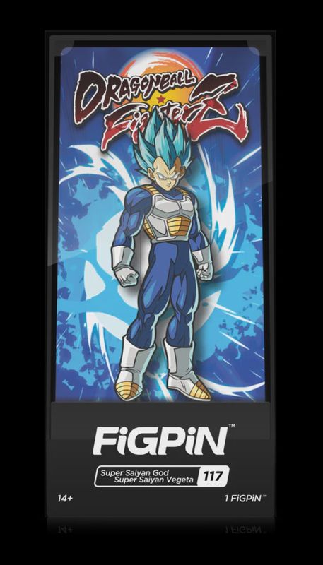 #X18 - Dragon Ball FighterZ - SSGSS Vegeta - Fig Pin XL
