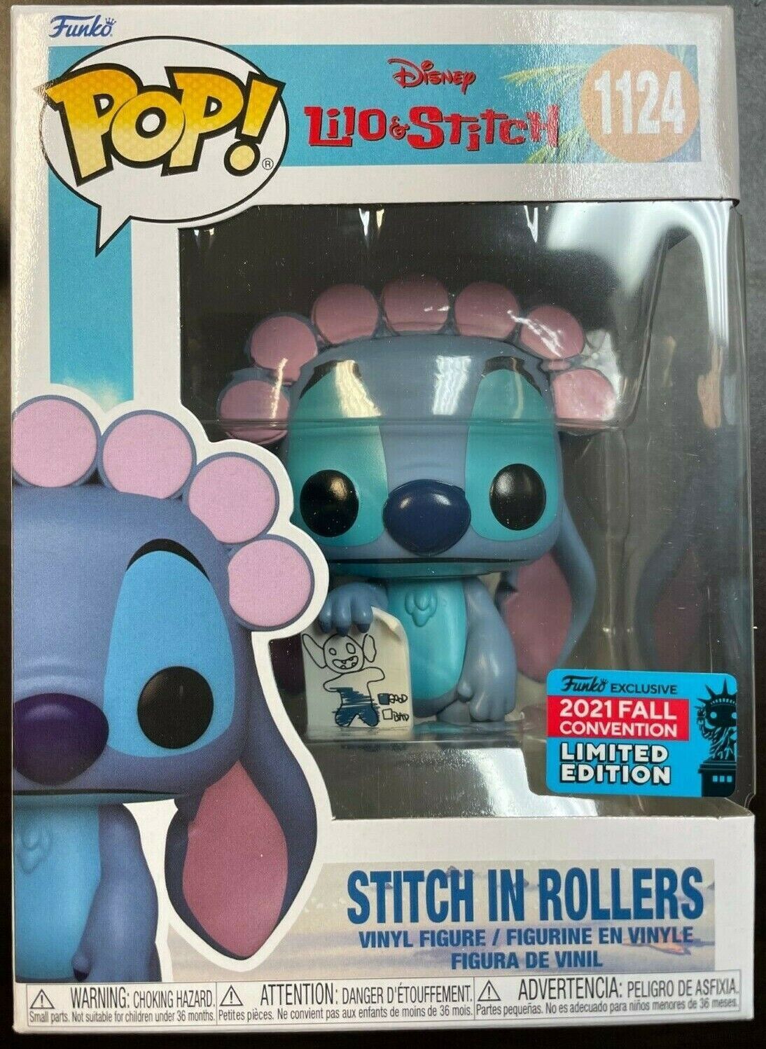 Funko Pop - Stitch in Rollers - 2021 Fall Convention Exclusive