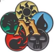 Magic The Gathering Complete Symbols Enamel Pin - Pin