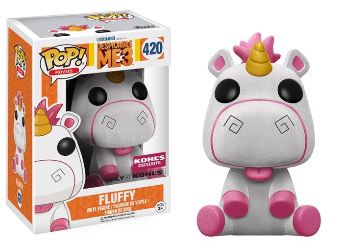 #420 - Despicable Me 3 - Fluffy [Flocked] - Funko Pop!