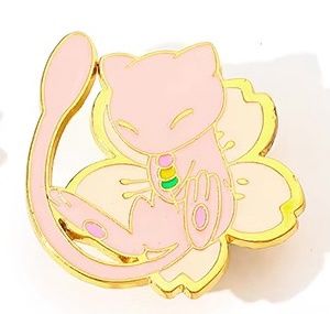 Mew Inside of A Flower Enamel Pin