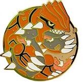 Groudon Circle Enamel Pin