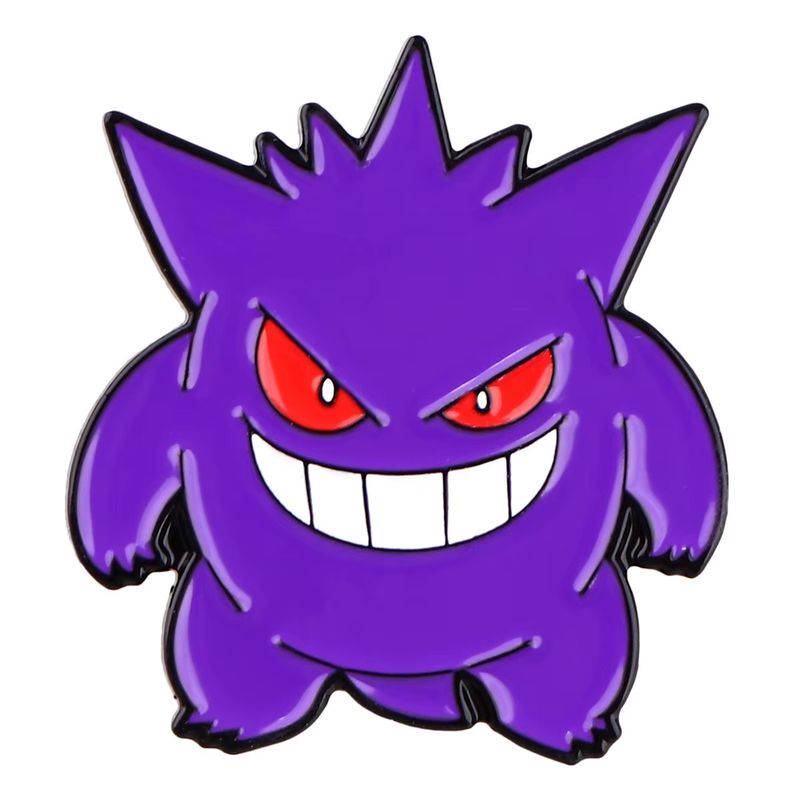 Gengar with a Smile Enamel Pin