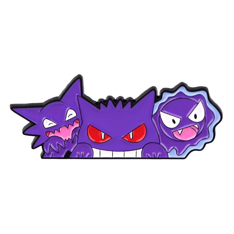Gastly Haunter Gengar Evoultion Enamel Pin