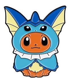Eevee Dressed as Vaporeon Enamel Pin