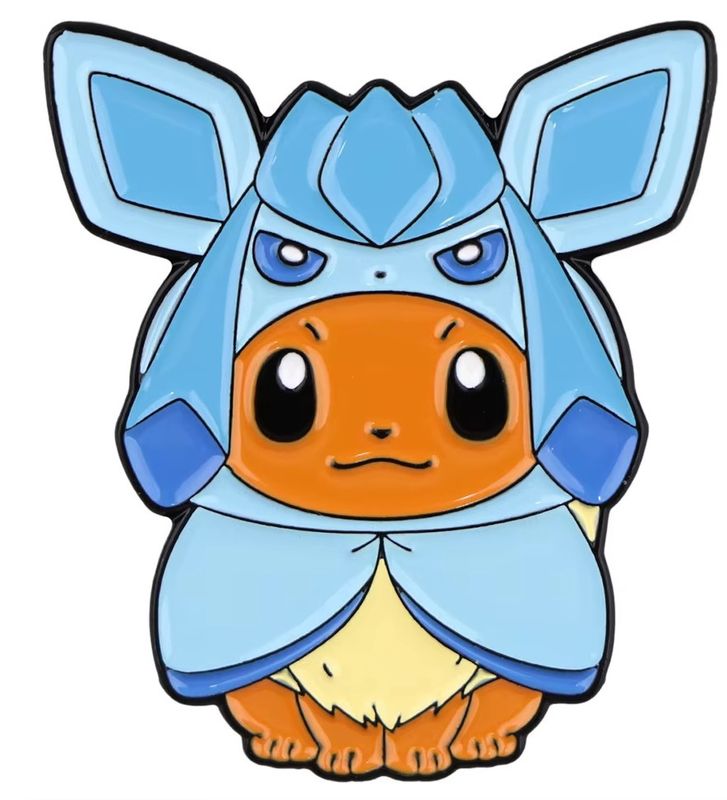 Eevee Dressed as Glaceon Enamel Pin