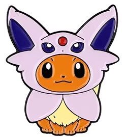 Eevee Dressed as Espeon Enamel Pin