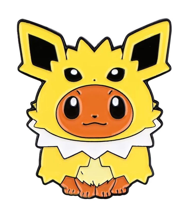 Eevee Dressed as Jolteon Enamel Pin