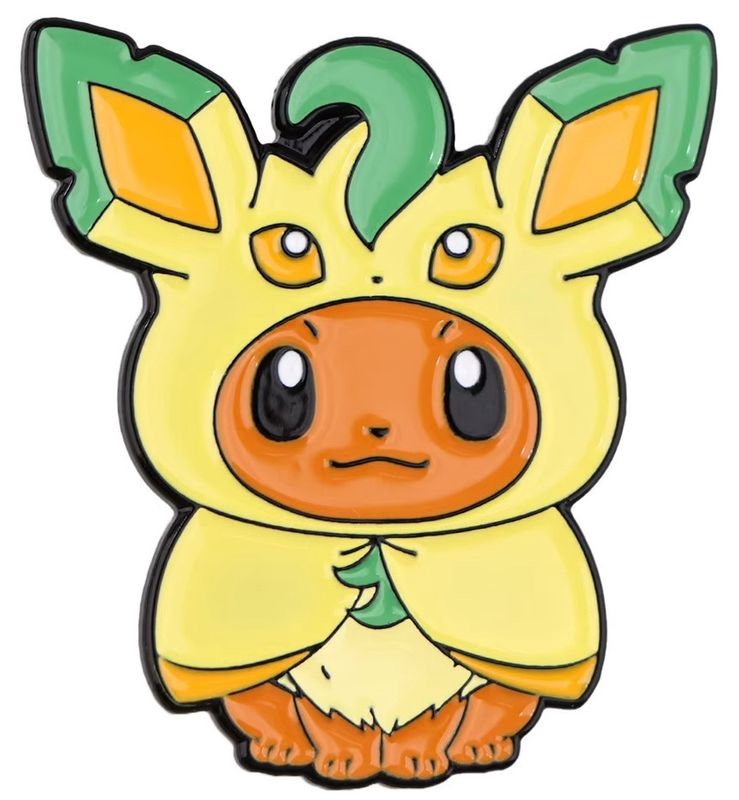 Eevee Dressed as Leafeon Enamel Pin