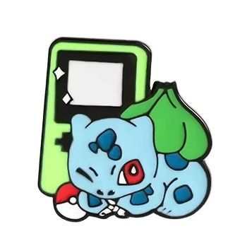 Bulbasaur With A Gameboy Enamel Pin