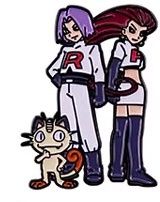 Team Rocket Character Enamel Pin
