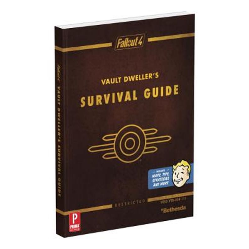 Fallout 4 Vault Dweller&#39;s Survival Guide Prima Strategy 2015 Paperback