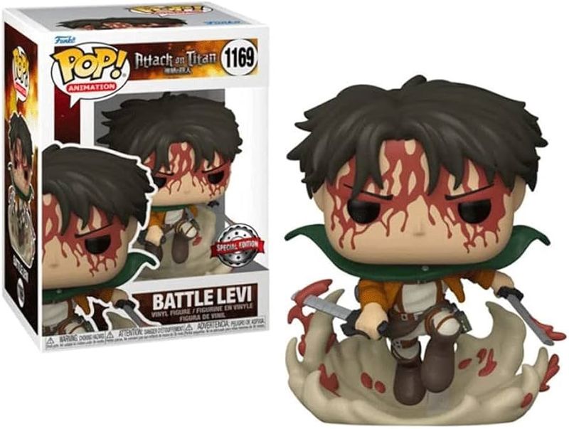 #1169 - Attack on Titan - Battle Levi (Xclusive) - Funko Pop