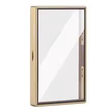 Gold BGS Premium Magnetic Metal Frame Tempered Glass Slab Case