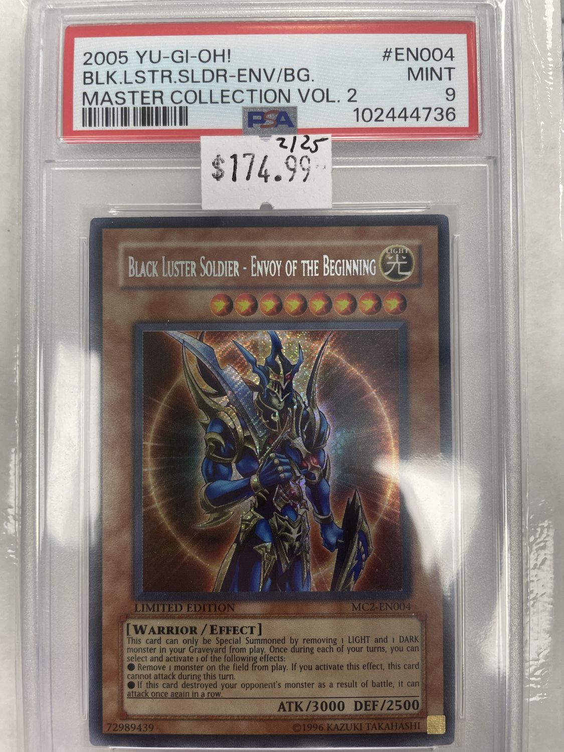 PSA 9 - 2005 YU-GI-OH Black Luster Soldier-Envoy of the Beginning (102444736)