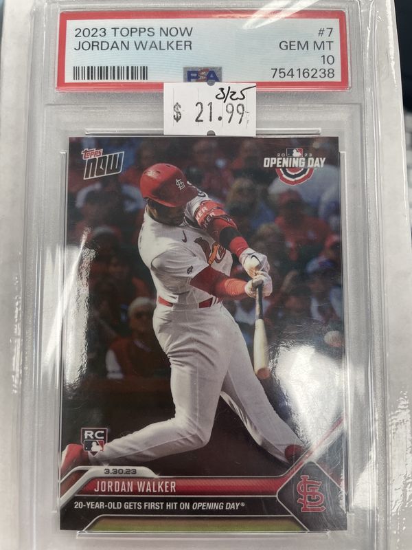 PSA 10 - 2023 Topps Now Jordan Walker