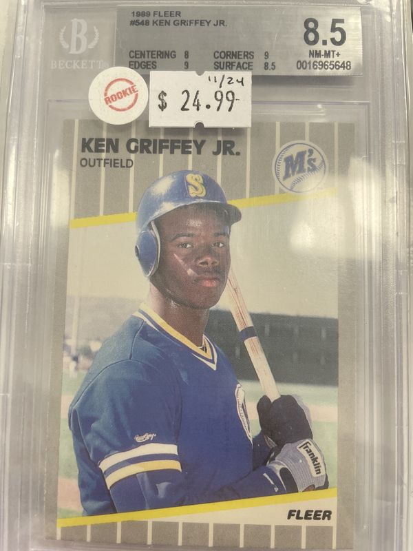 Beckett 8.5 - 1989 Fleer - Ken Griffey Jr. Rookie (0016965648)