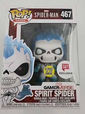 #467 - Marvel Spider-Man - Gamerverse Spirit Spider [Walgreen Exclusive, Glows in the Dark] - Pop! Games